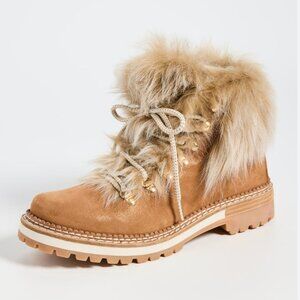 Montelliana Suede and Fur Hiking Boot